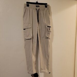 Men's Light Tan Cargo Pants with Pockets